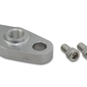 Vibrant Aluminum Turbo Oil Inlet Flange w/ -4AN Male for Garrett GT4202/4294/4508